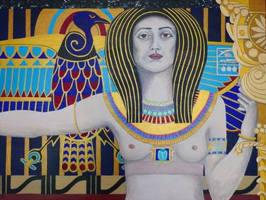 Saatchi Art Artist Chris Mundy; Paintings, “Egyptian Girl” #art