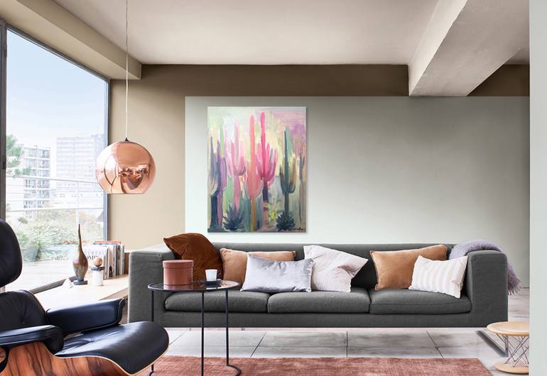 Original Abstract Expressionism Abstract Painting by Arun Prem