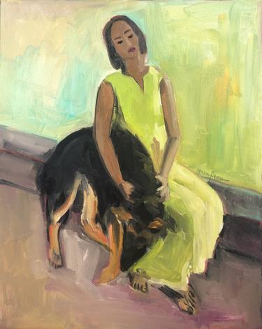 Saatchi Art Artist Arun Prem; Paintings, “Puppy Love” #art