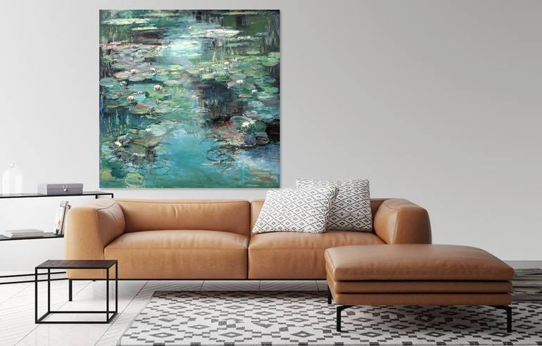 Original Impressionism Abstract Painting by Arun Prem