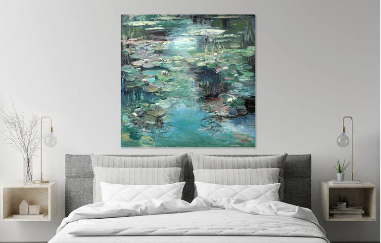 Original Impressionism Abstract Painting by Arun Prem