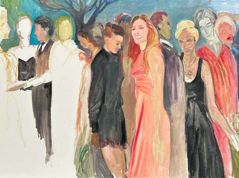 Original Abstract Expressionism Abstract Painting by Arun Prem