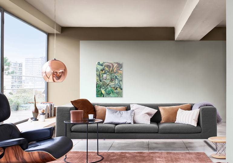 Original Abstract Expressionism Abstract Painting by Arun Prem