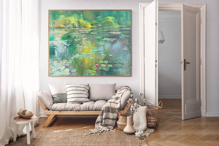 Original Impressionism Landscape Painting by Arun Prem