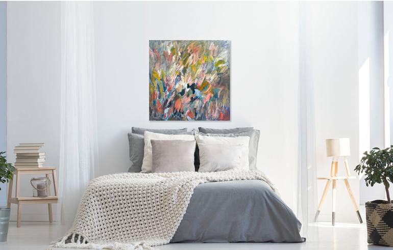 Original Impressionism Abstract Painting by Arun Prem