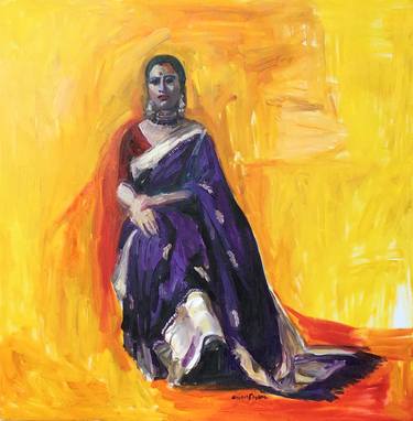 indian modern woman art