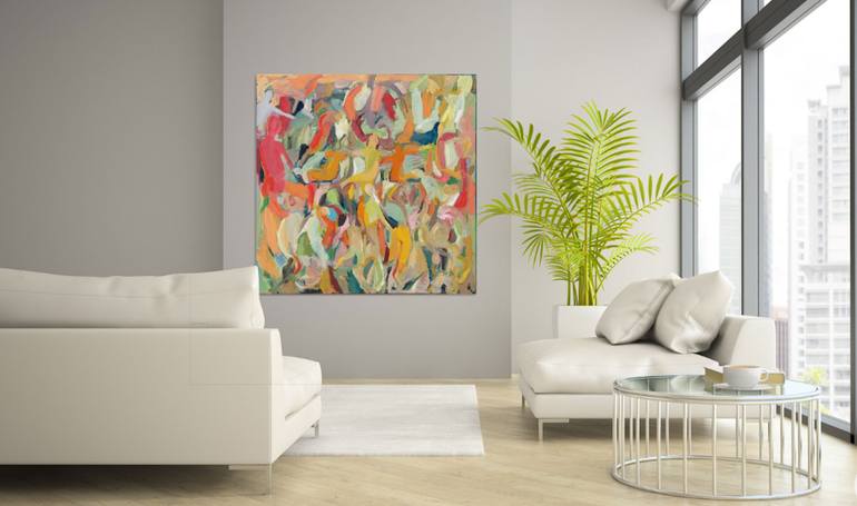 Original Abstract Expressionism Abstract Painting by Arun Prem