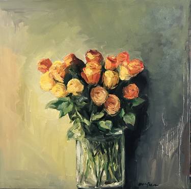 Original Impressionism Floral Paintings by Arun Prem