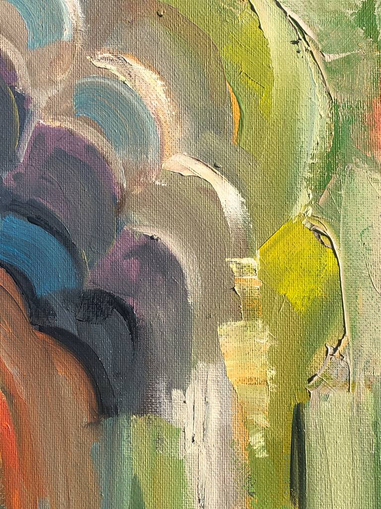 Original Impressionism Abstract Painting by Arun Prem