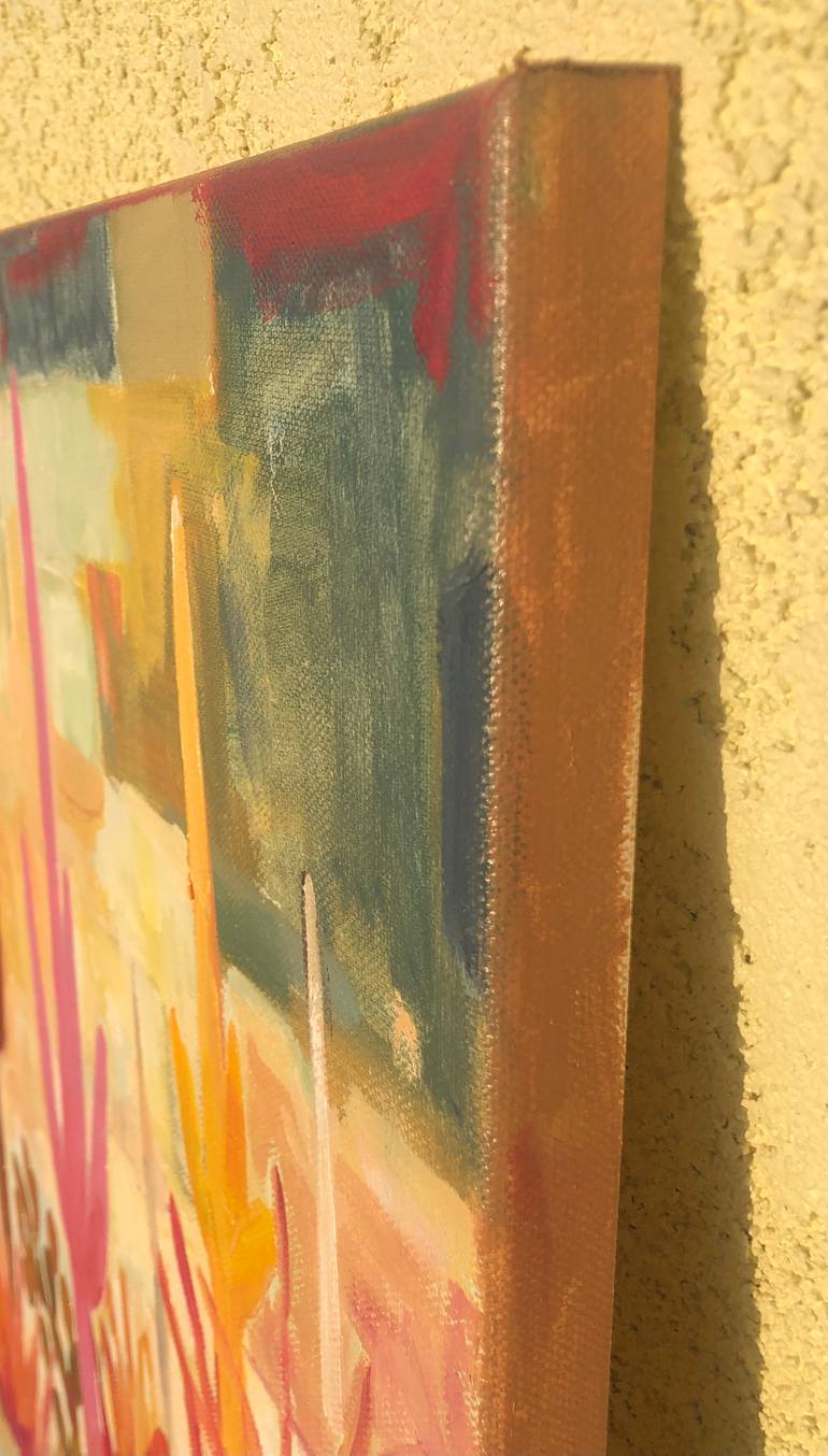 Original Abstract Expressionism Abstract Painting by Arun Prem