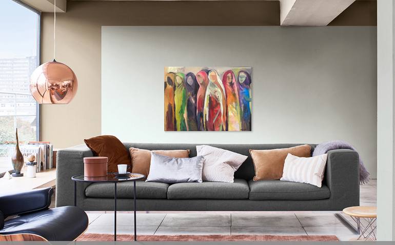 Original Expressionism Abstract Painting by Arun Prem