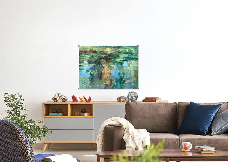 Original Fine Art Abstract Painting by Arun Prem