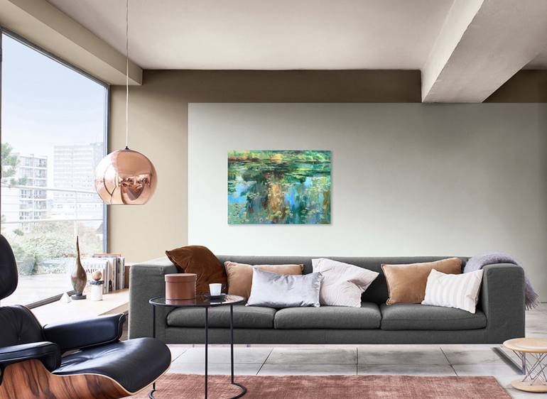 Original Fine Art Abstract Painting by Arun Prem