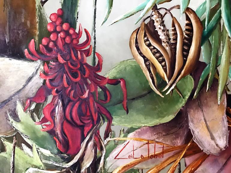 Original Figurative Nature Painting by Leila Tebet