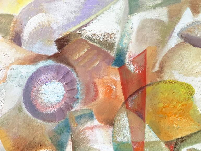 Original Cubism Abstract Painting by Dina Volkova