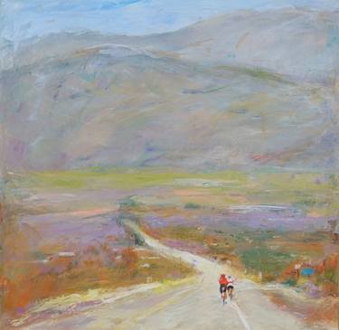 Print of Figurative Bicycle Paintings by Dina Volkova
