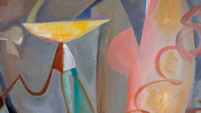 Original Abstract Time Painting by Dina Volkova