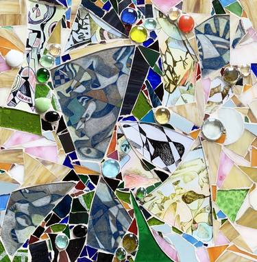 Original Abstract Expressionism Abstract Mixed Media by Dina Volkova