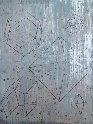 Original Abstract Geometric Drawings by Cynthia Kaufman Rose