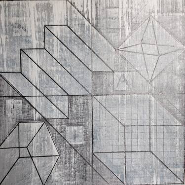 Original Abstract Architecture Drawings by Cynthia Kaufman Rose