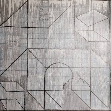 Original Abstract Architecture Drawings by Cynthia Kaufman Rose