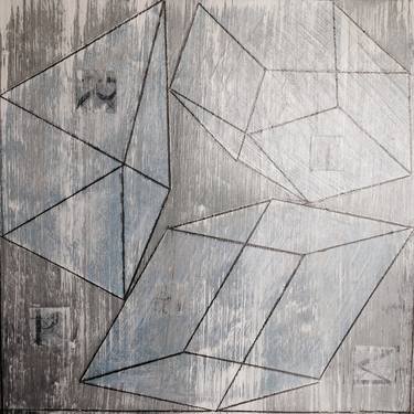 Original Minimalism Geometric Drawings by Cynthia Kaufman Rose