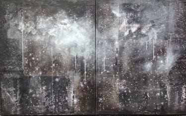 Original Abstract Aerial Paintings by Cynthia Kaufman Rose