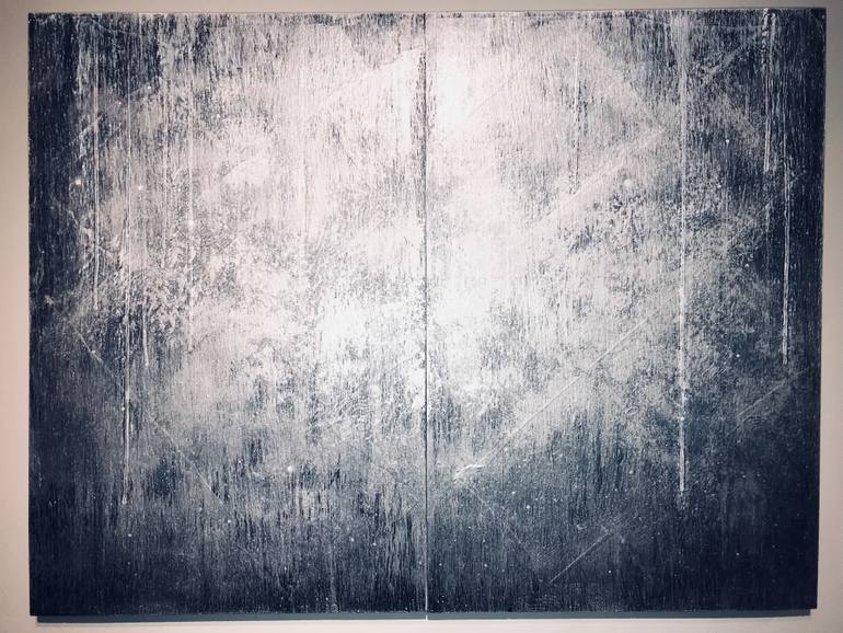 Original Abstract Expressionism Abstract Painting by Cynthia Kaufman Rose