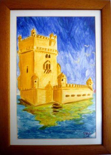 Torre de Belém - framed watercolour thumb