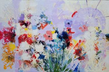 Original Impressionism Floral Paintings by Faith Patterson