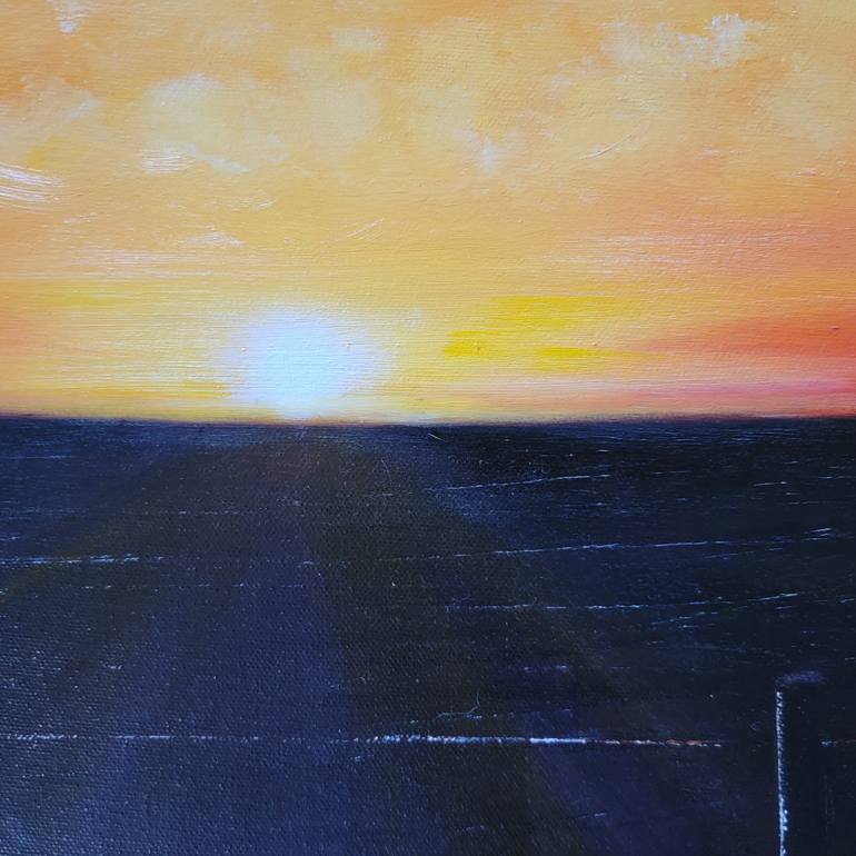 Original Expressionism Landscape Painting by Faith Patterson