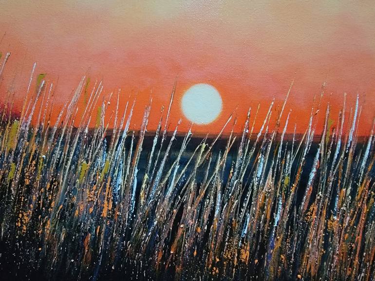 Original Expressionism Landscape Painting by Faith Patterson