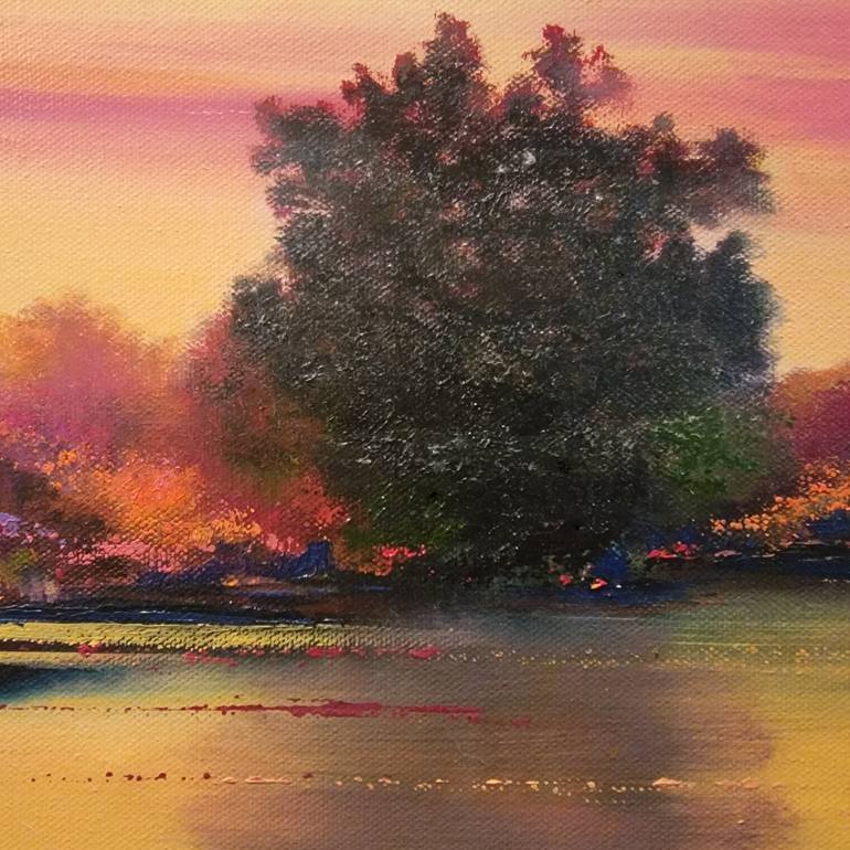 Original Expressionism Landscape Painting by Faith Patterson