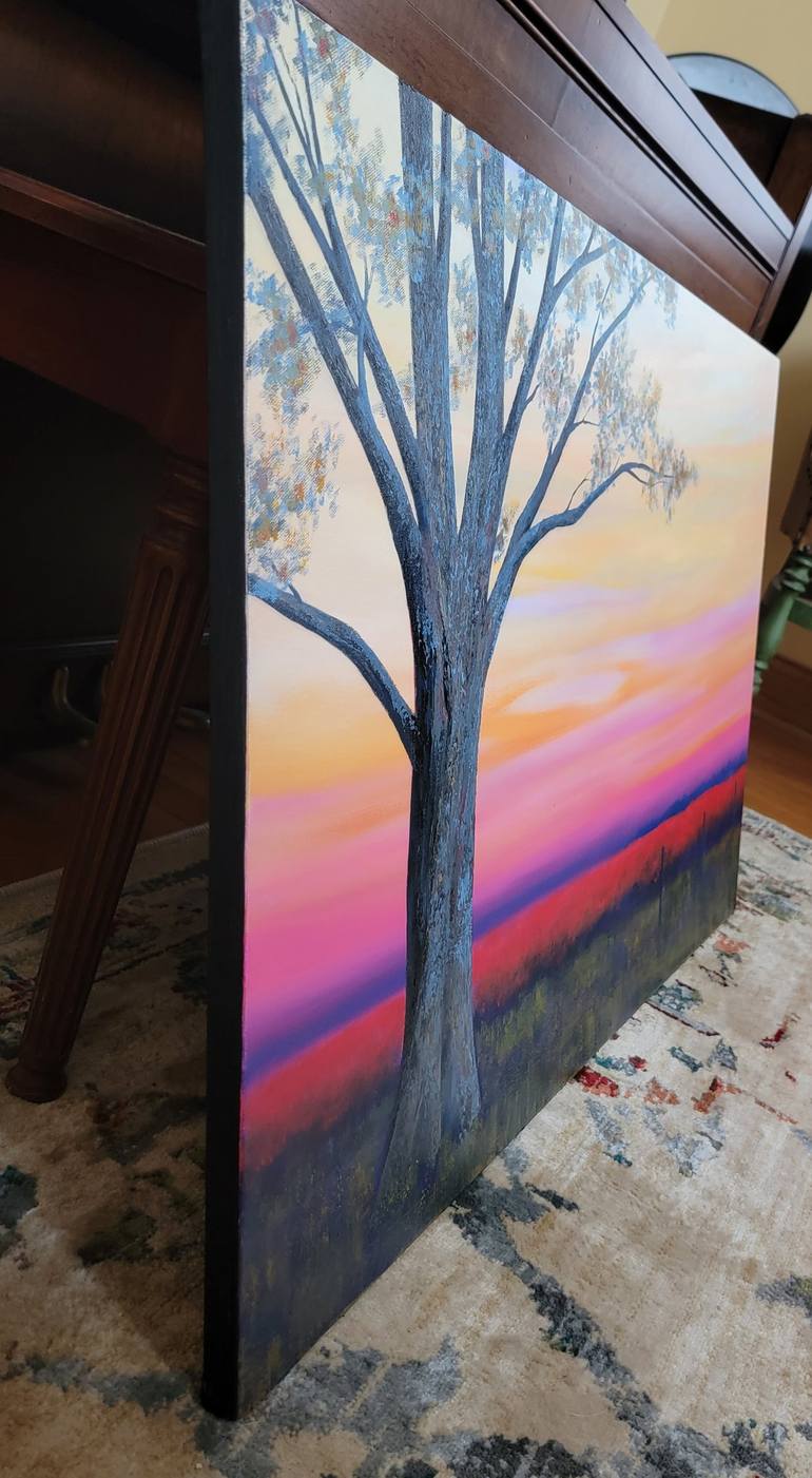 Original Expressionism Landscape Painting by Faith Patterson