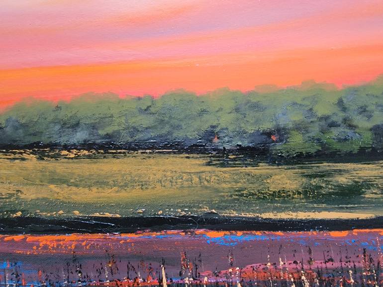Original Expressionism Landscape Painting by Faith Patterson