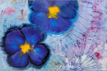 Original Contemporary Floral Paintings by Faith Patterson