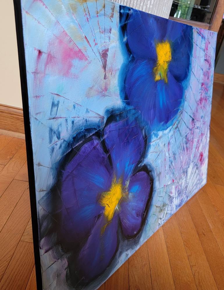 Original Contemporary Floral Painting by Faith Patterson
