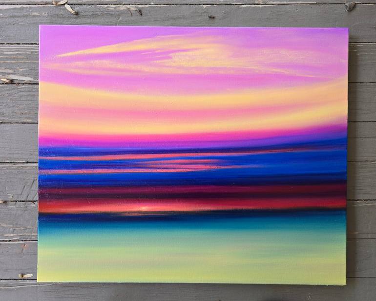 Original Expressionism Landscape Painting by Faith Patterson