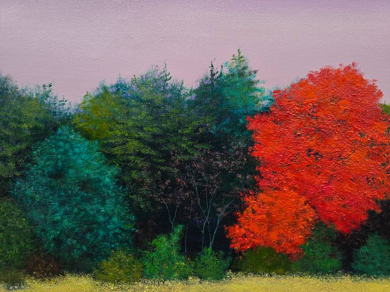 Original Expressionism Landscape Painting by Faith Patterson