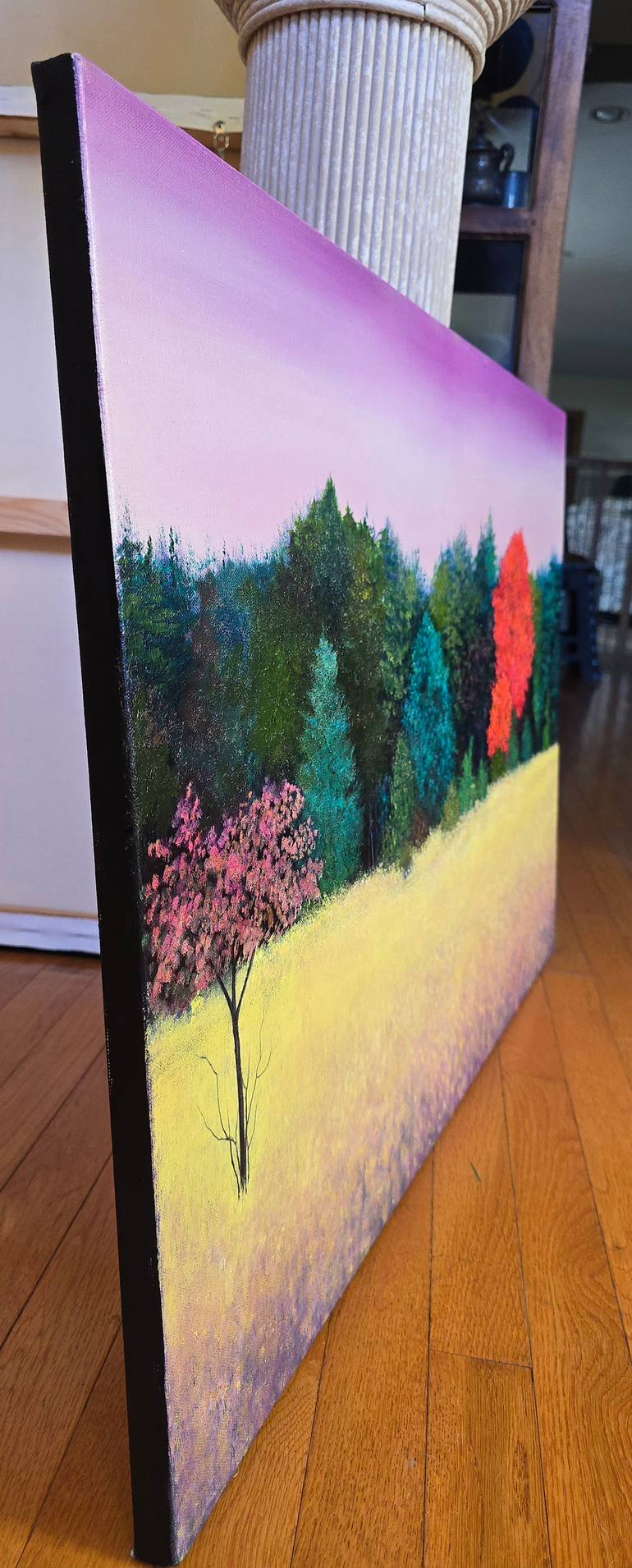 Original Expressionism Landscape Painting by Faith Patterson