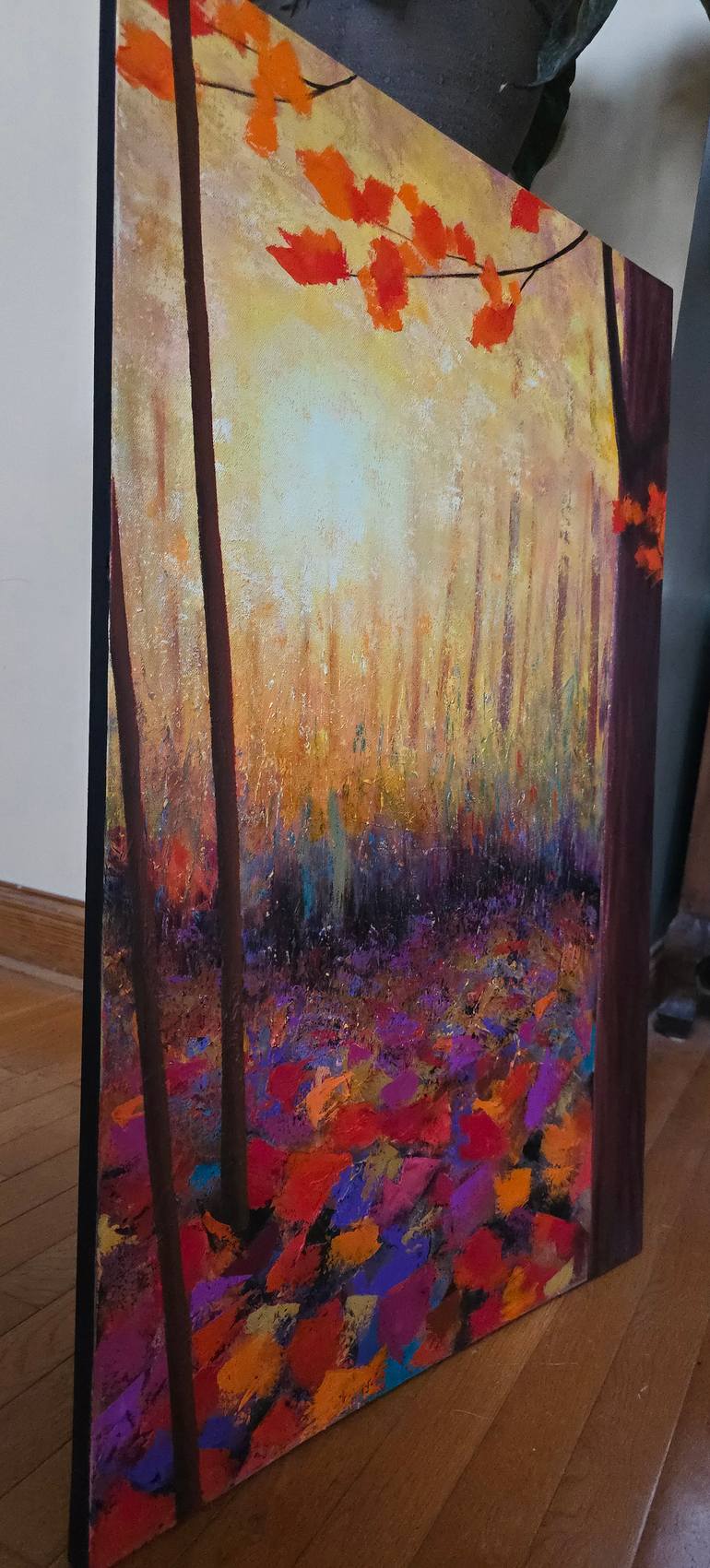 Original Expressionism Landscape Painting by Faith Patterson