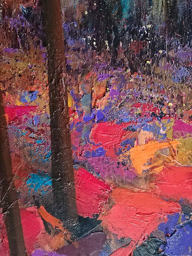 Original Expressionism Landscape Painting by Faith Patterson