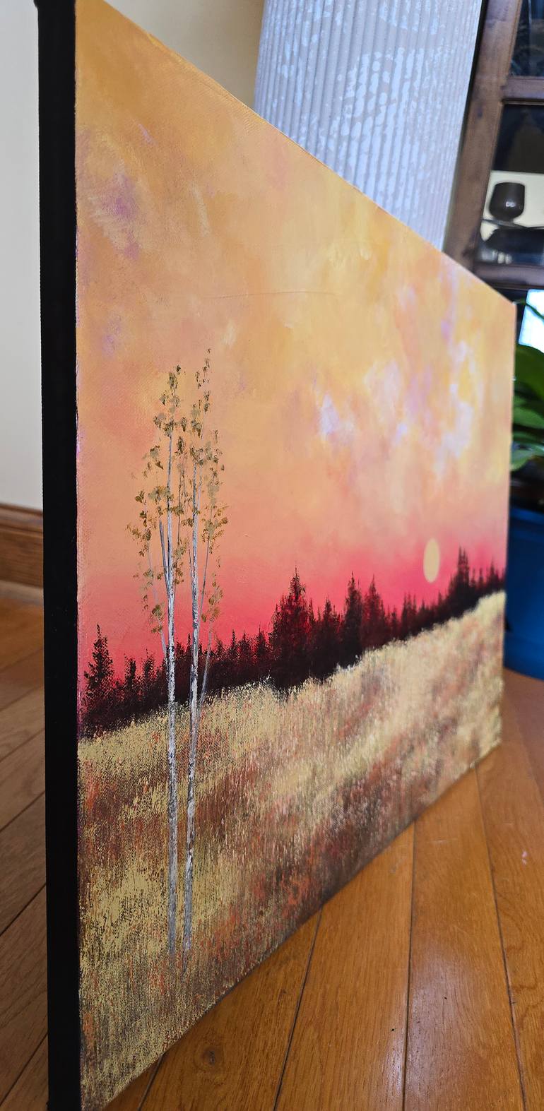 Original Expressionism Landscape Painting by Faith Patterson