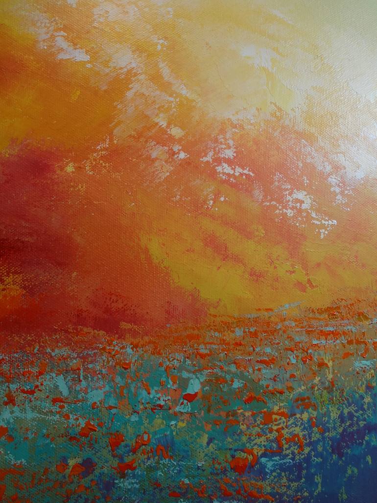 Original Abstract Landscape Painting by Faith Patterson