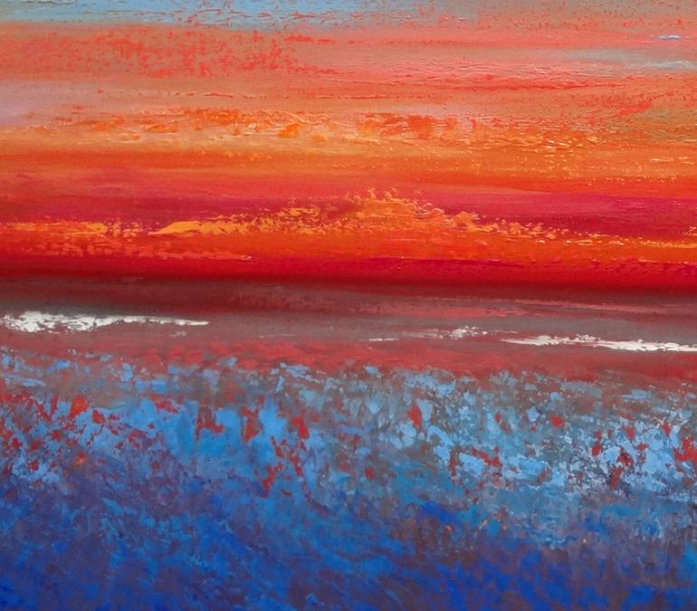 Original Impressionism Seascape Painting by Faith Patterson