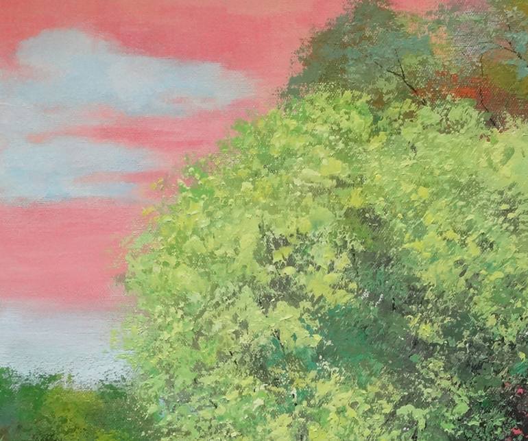 Original Impressionism Landscape Painting by Faith Patterson