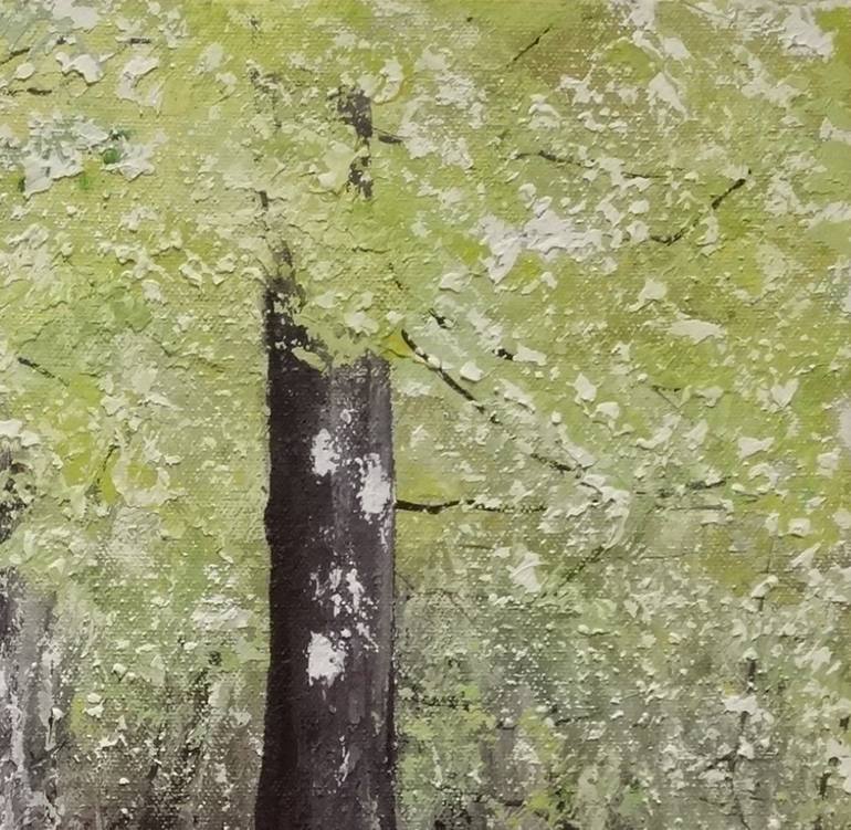Original Impressionism Tree Painting by Faith Patterson