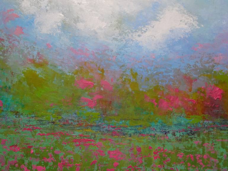 Original Impressionism Nature Painting by Faith Patterson