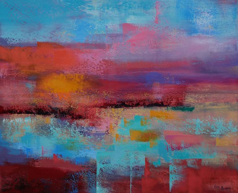 Sunset Painting by Faith Patterson | Saatchi Art