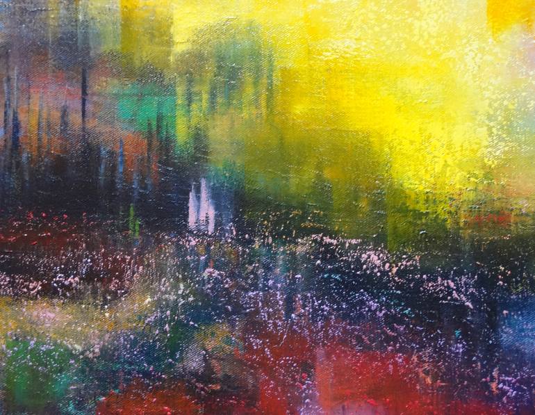 Original Abstract Landscape Painting by Faith Patterson